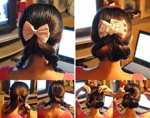 网友示范20款潮流盘发 超详细图解一看就会 - 新