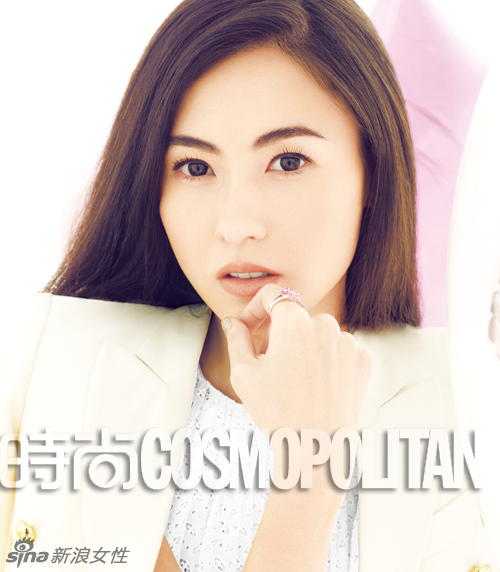 张柏芝华美登杂志封面 人生要美更要Relax