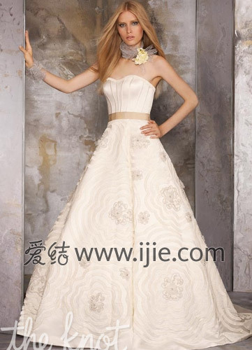 婚纱廓形_服装廓形图