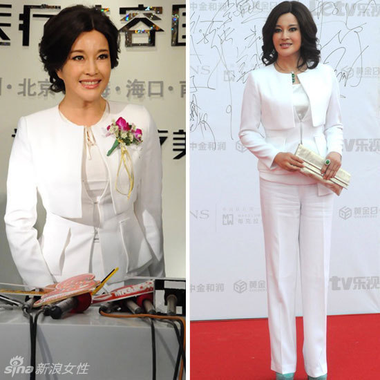 刘晓庆红毯装扮盘点 爆乳&卖萌哪个吸眼球