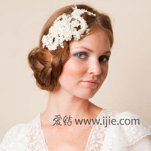婚纱头饰图_新娘头饰头花发饰婚纱(2)