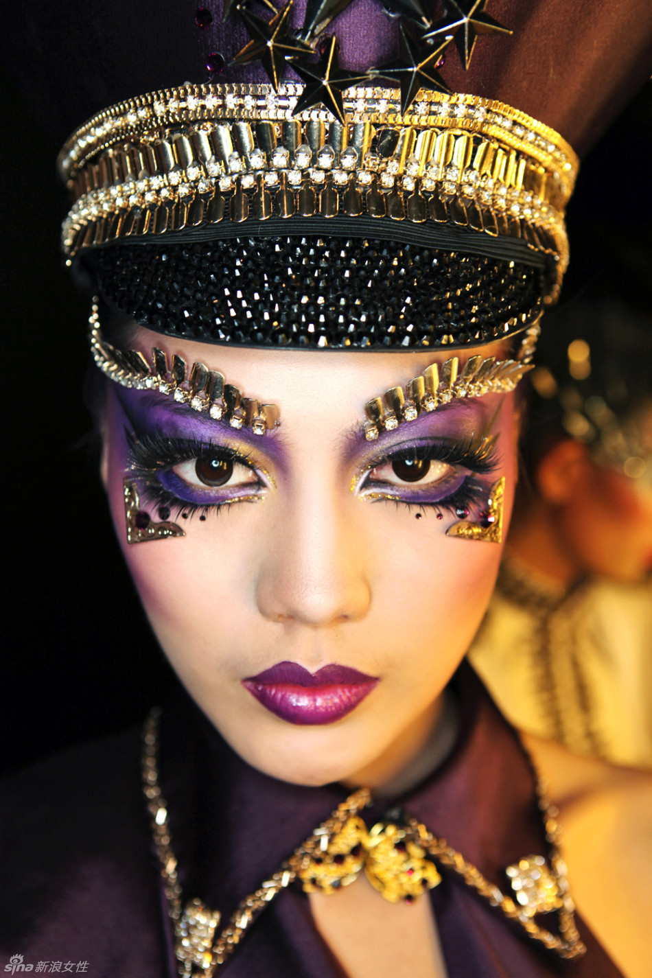 毛戈平创意造型_毛戈平创意彩妆造型 战魂主