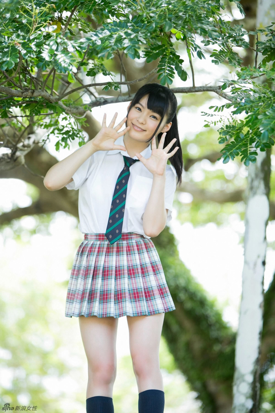 日本最美国中生星名美津纪性感写真