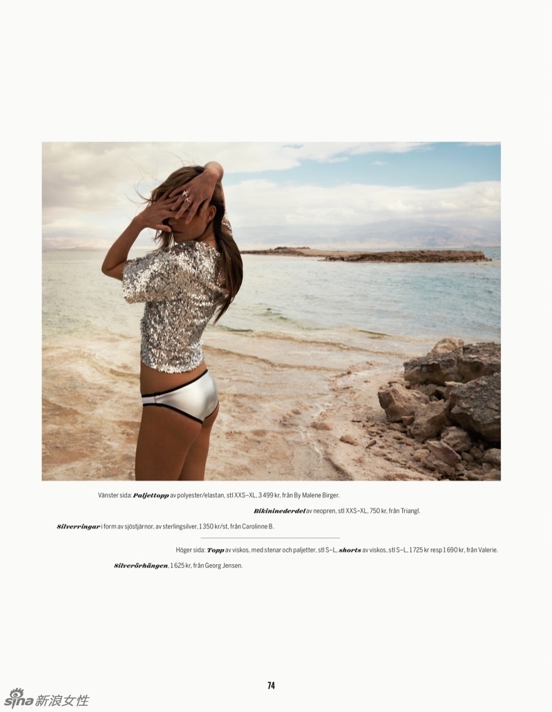 海边的性感薄纱女神 超模另类时尚大片