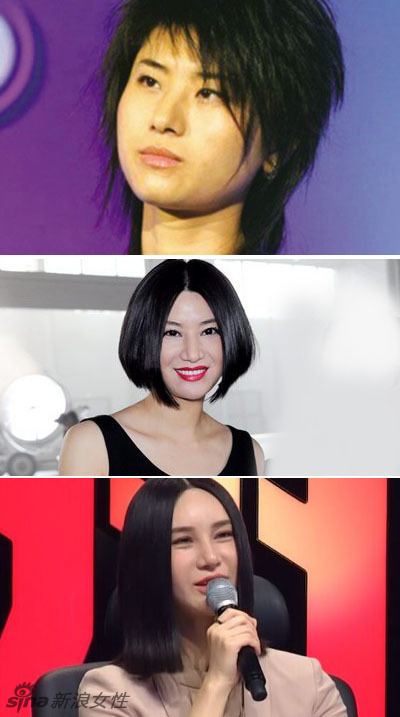 女明星 变脸 前后照片对比 你觉得变美了吗
