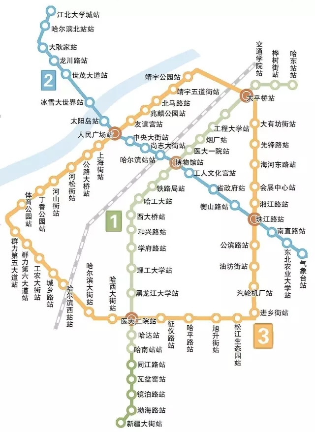 哈尔滨地铁3号线施工今起4条主街局部封闭