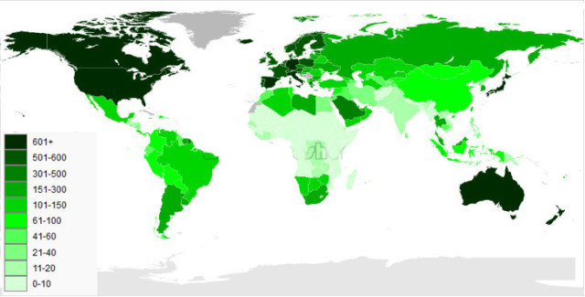 世界人口日_世界各国的人口