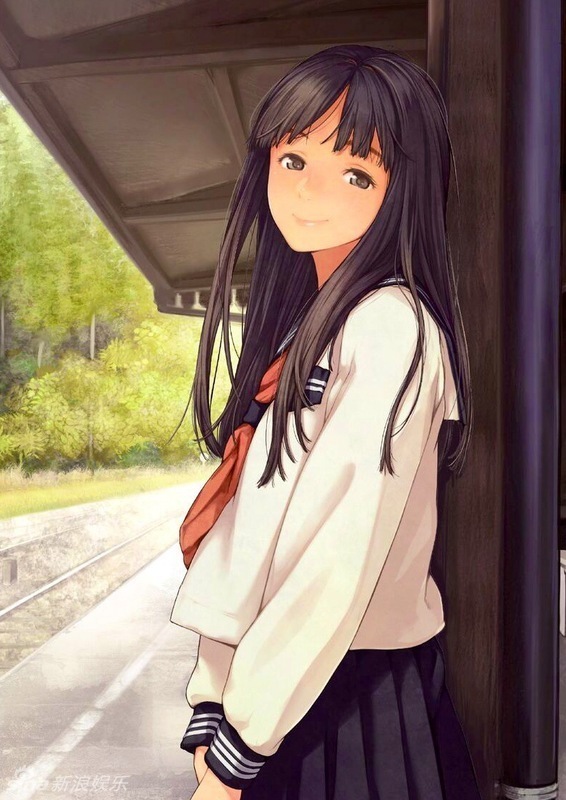 二次元美少女校服美图大放送