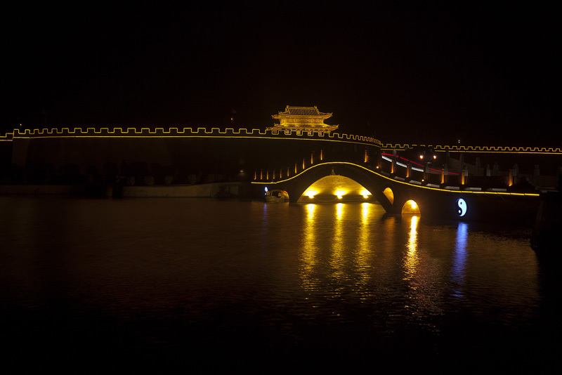 邯郸广府古城夜景