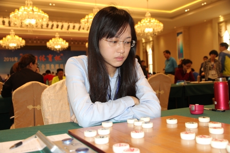 象棋团体赛女将颜值高 河北美女象棋手最清纯_高清