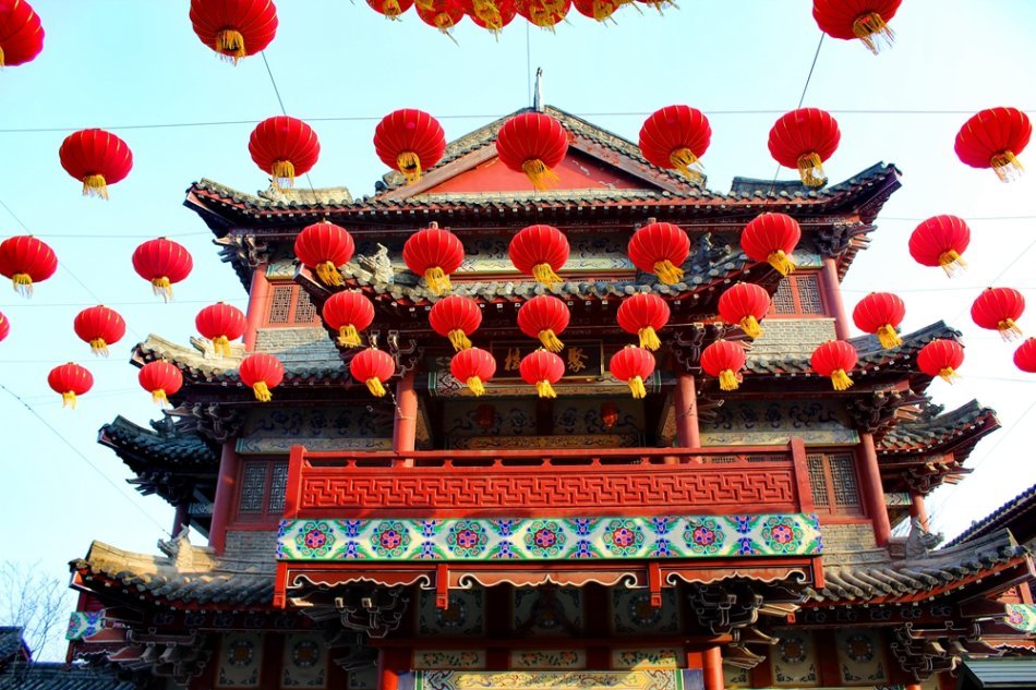 形容庙会热闹的诗句图片 形容庙会热闹的诗句