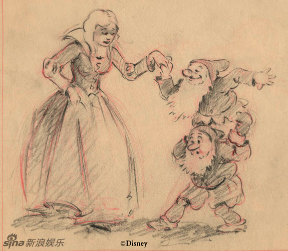 【迪士尼画风手绘】