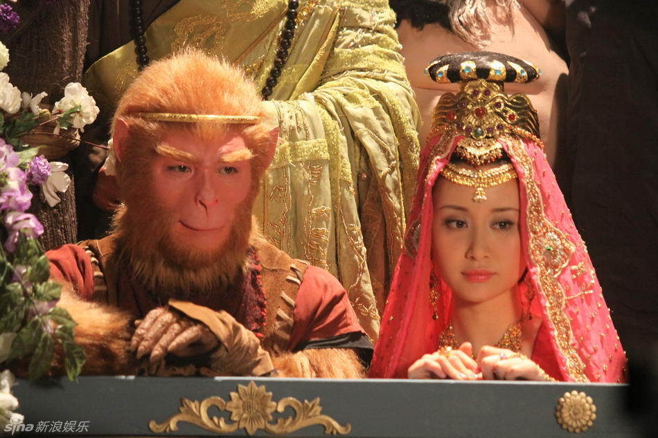 师徒四人首次面见女儿国国王