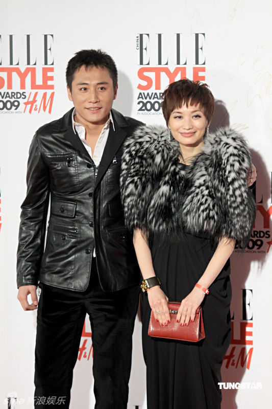 刘烨和《ELLE》主编小雪