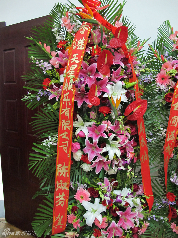 歌曲谱花篮花箱_开业花篮图片(3)