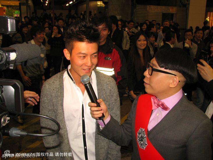 陈冠希接受采访