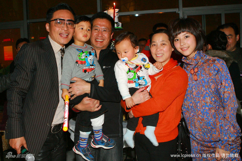 马景涛一家和岳父岳母