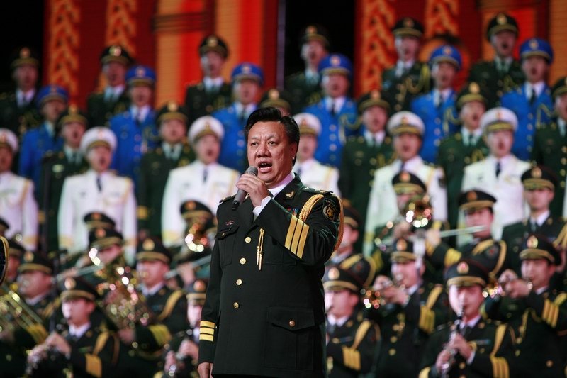 高清:合唱《当代革命军人核心价值观之歌》剧