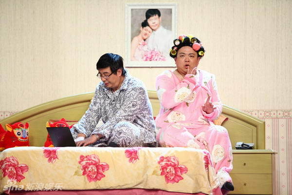 舒悦、陶德兴表演小品