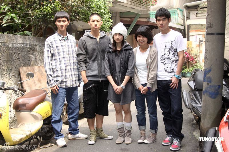 张捷、吴建豪、女主角简嫚书、导演陈慧翎,和