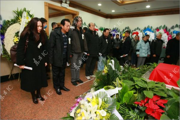 央视原副台长阮若琳追悼会现场