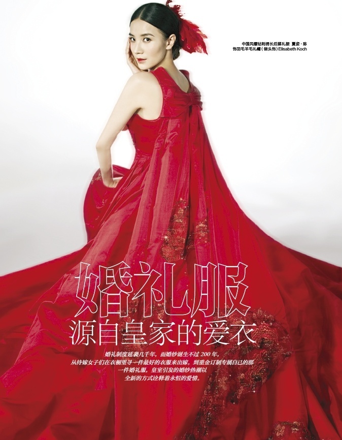 红色唯美婚纱_红色婚纱图片唯美背影(3)