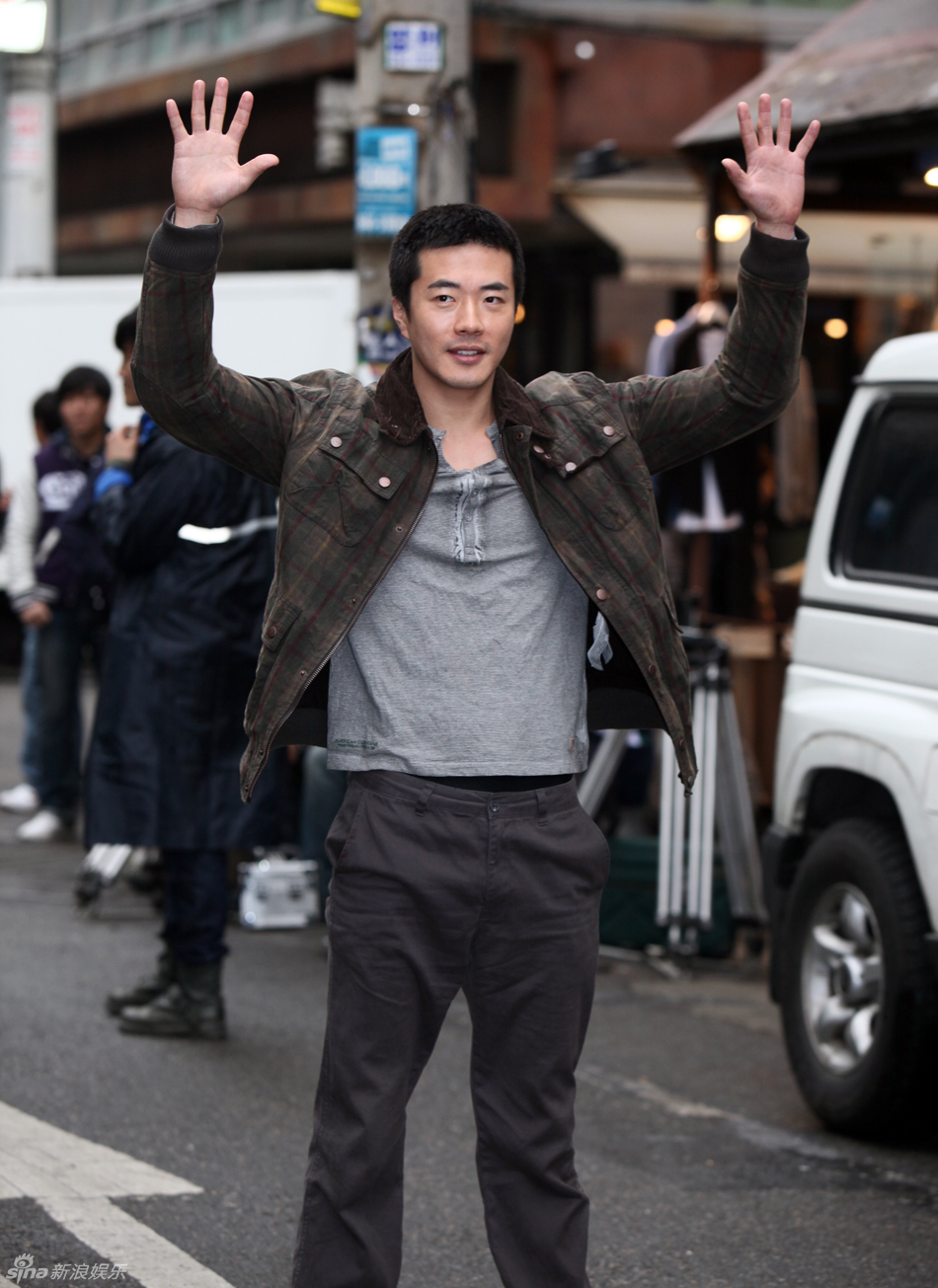 20110422影视痛症公开拍摄现场权相宇郑丽媛戏里戏外都亲密