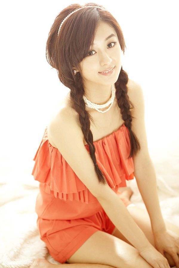 赵丽颖甜美可人