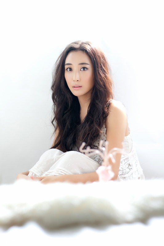 杜若溪清新唯美写真 冰肌玉骨宛如精灵仙子