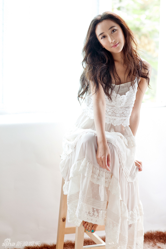 杜若溪清新唯美写真 冰肌玉骨宛如精灵仙子