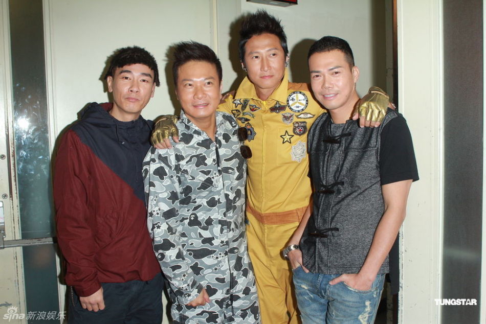 曾志伟络腮胡造型亮相 钱嘉乐汤盈盈秀恩爱