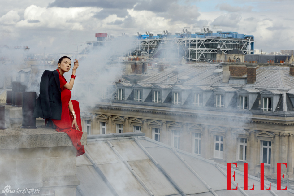 高圆圆优雅大气登《ELLE》杂志
