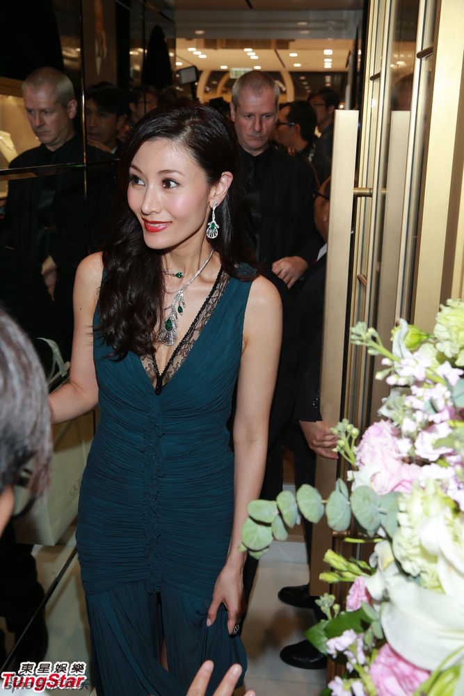 李嘉欣性感亮相优雅妩媚