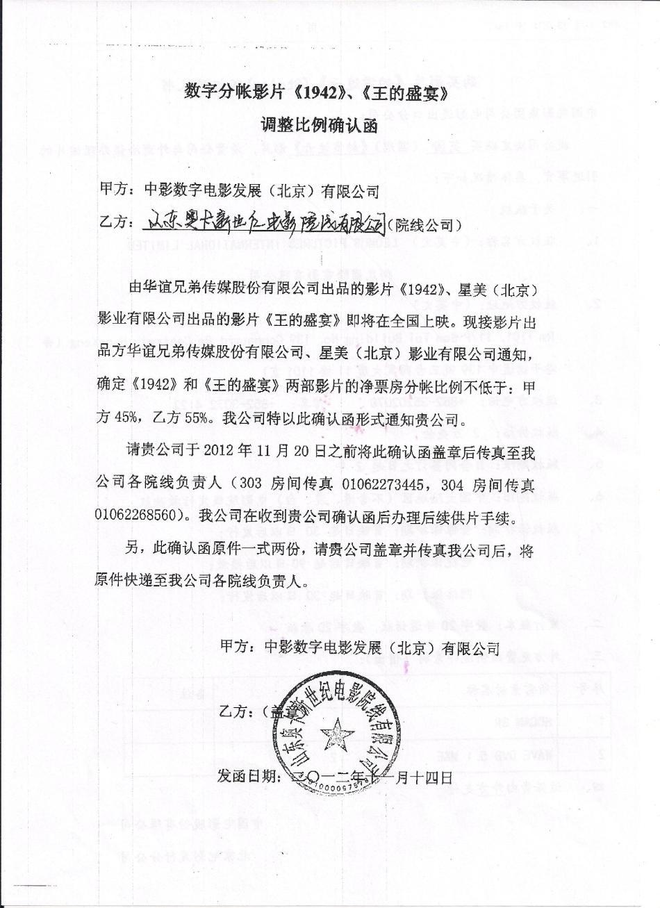 组图:中影与28条院线确认函_高清图集_新浪网