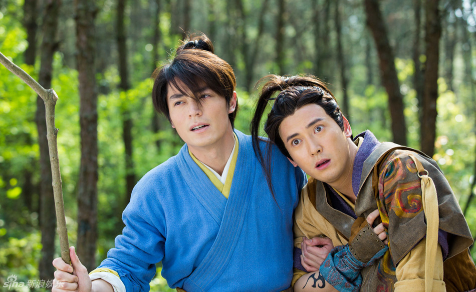 韩栋霍建华《新笑傲江湖》兄弟<em>过招</em>_中国广播