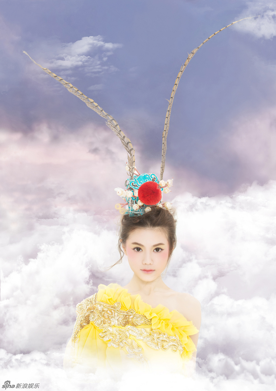组图:周秀娜西游美猴王造型金翎冲天杏目圆睁_高清