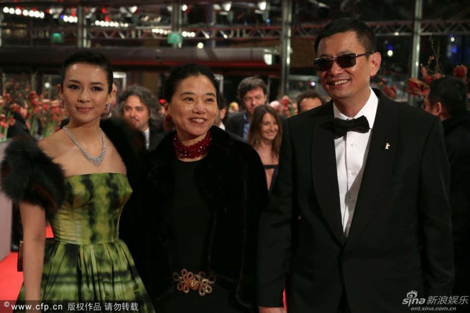 王家卫携妻 陈以靳 亮相