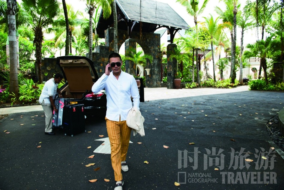 邵兵玩转毛里求斯 随性自在拍大片