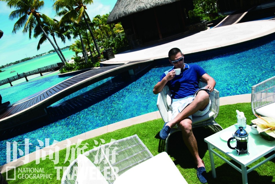 邵兵玩转毛里求斯 随性自在拍大片