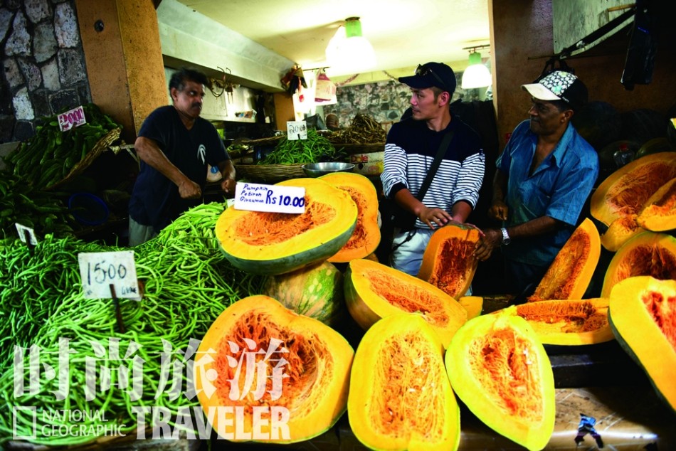 邵兵玩转毛里求斯 随性自在拍大片