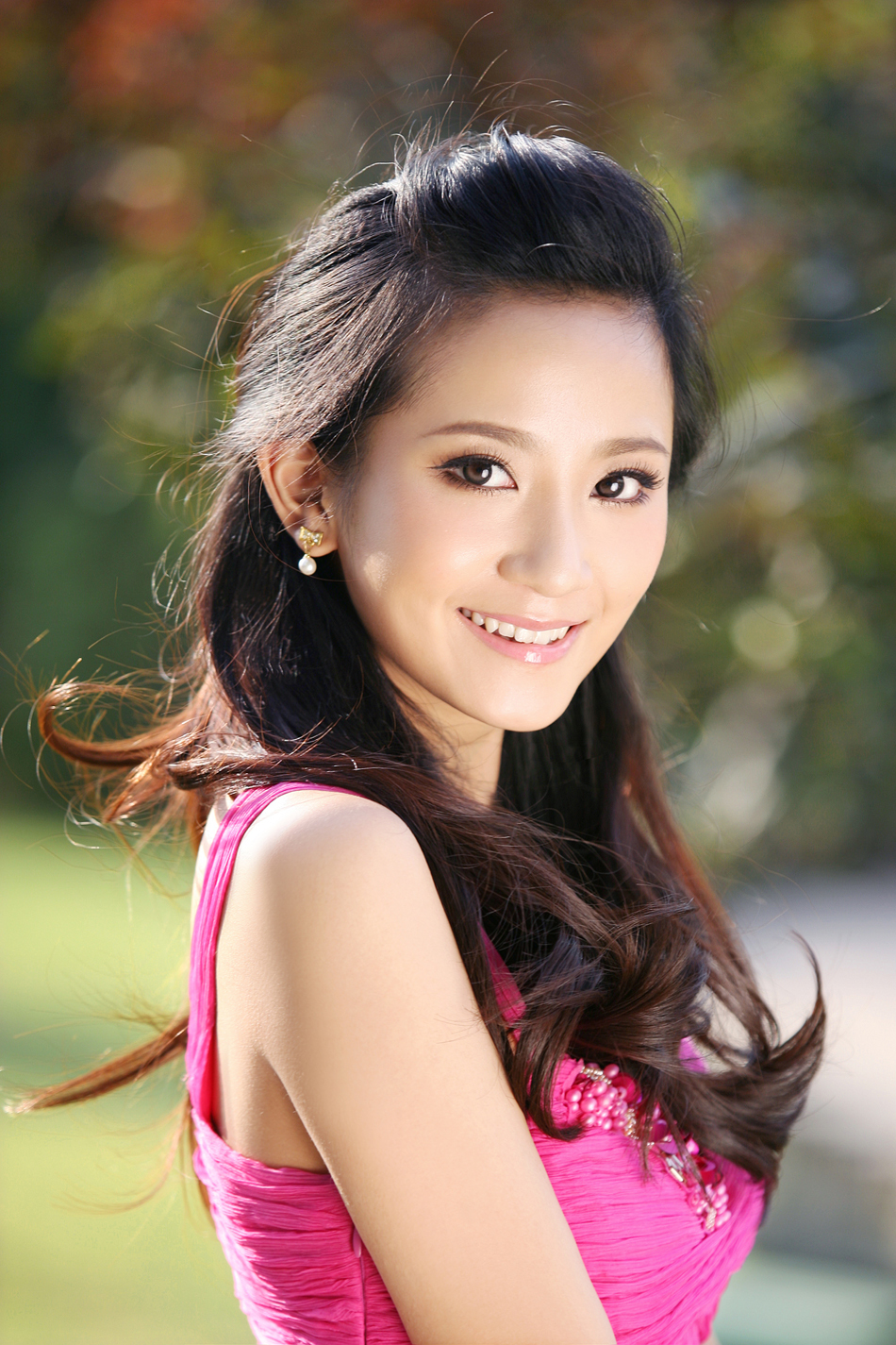 笑容甜美