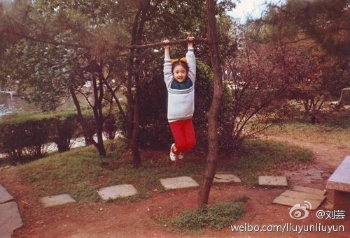 @angelababy:大家都在发小时候,我凑热闹-燕赵