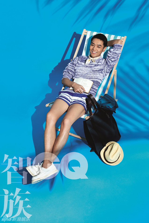 霍政谚登《gq 被誉长腿美男