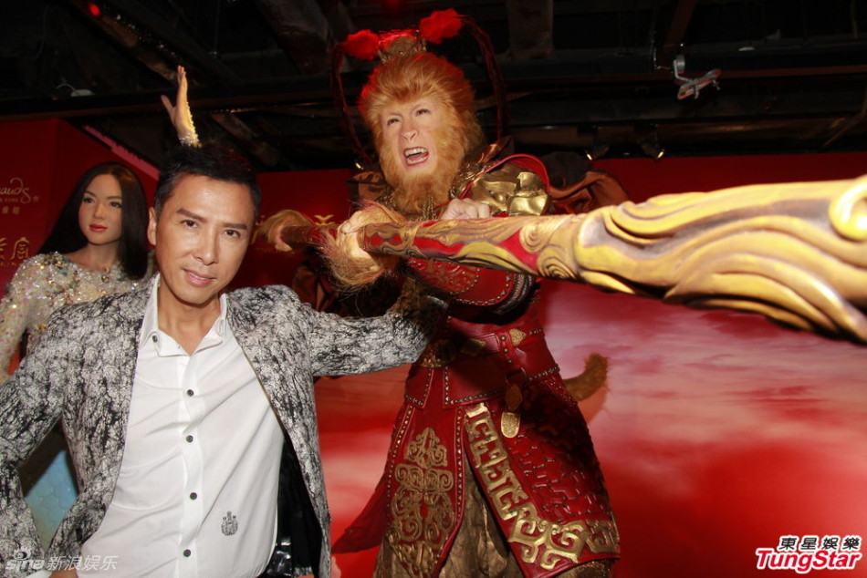 像揭幕甄子丹叹上妆辛苦