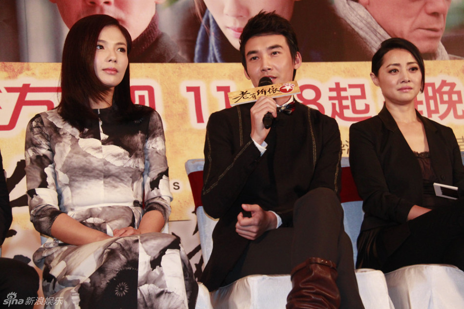 组图:张铎《老有所依》发布会首谈妻子陈松伶