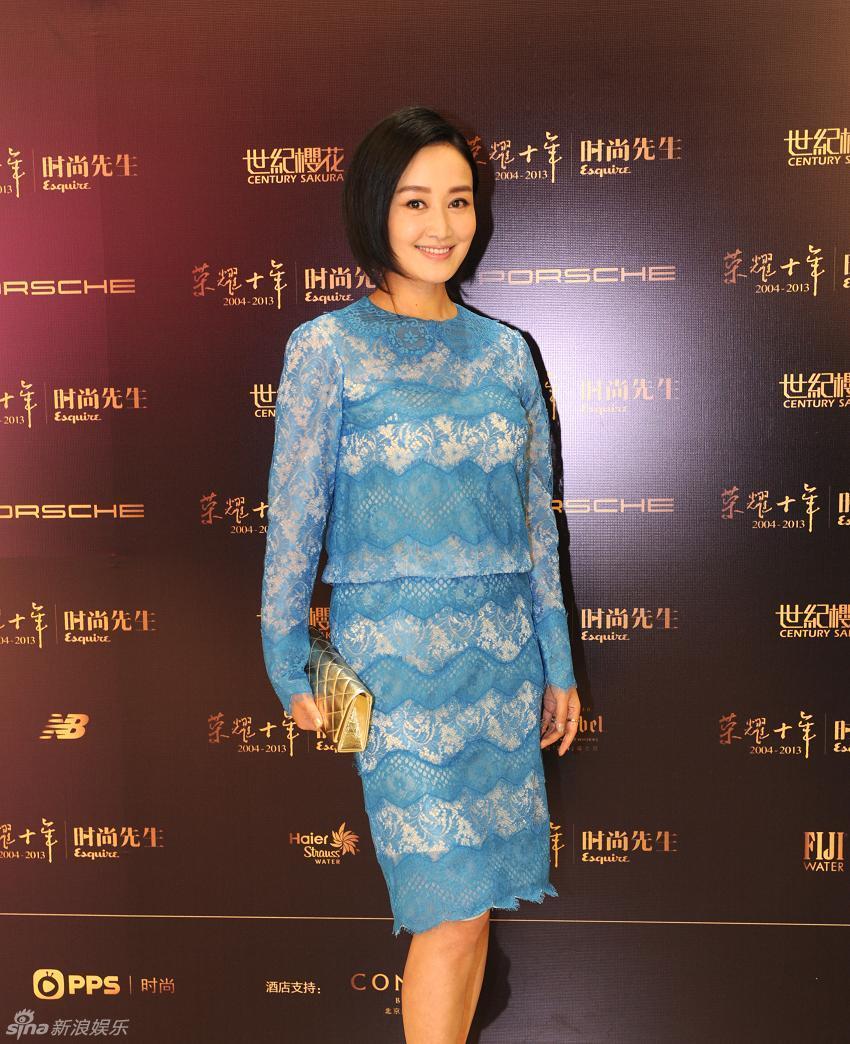 吴镇宇时尚盛典帅气 钟丽缇绿裙秀性感