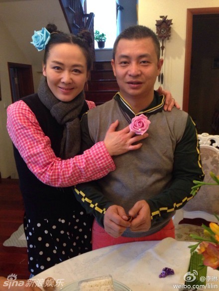 李琳李大双夫妻幸福过新年