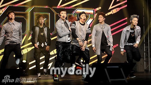 01.15】【明星】jyp新团got7出道 首秀帅酷劲舞