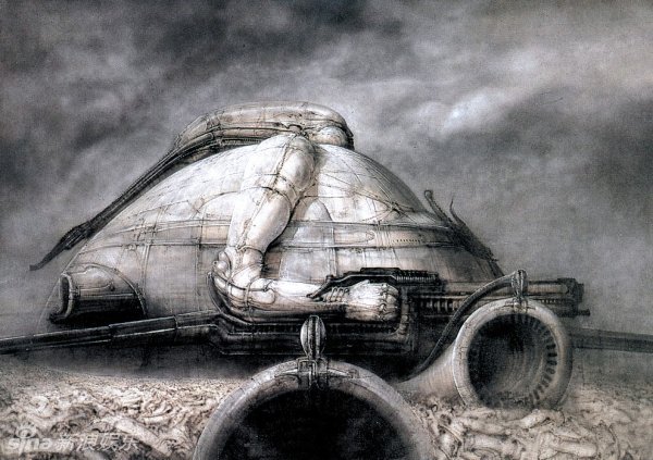 组图:异形之父h.r吉格黑暗美学插画作品_高清图集_新浪网