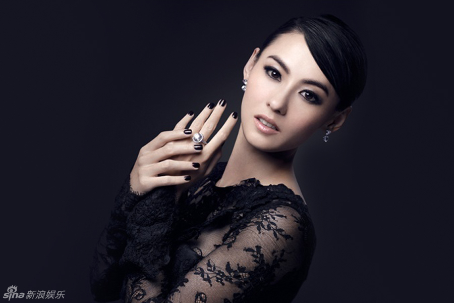 张柏芝广告大片曝光 尽显霸气女王范儿